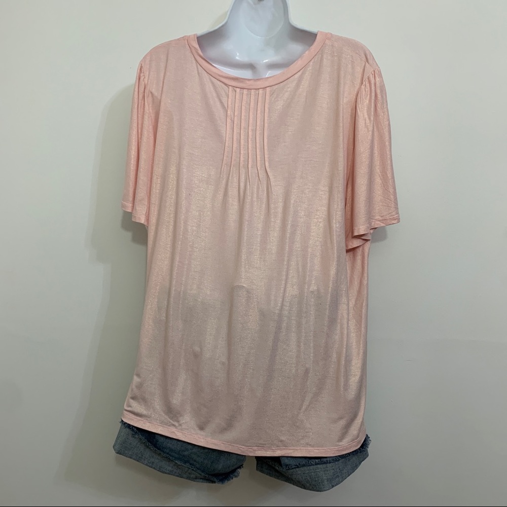 Pink blush top by Nanette Lenore is NWT. Xlarge - Picture 12 of 15